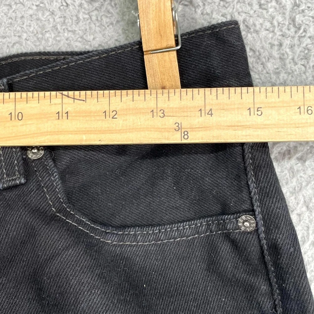 Levi's 505 Jeans Mens 30x30*‎ Black Dark Wash Denim Workwear Streetwear Rodeo